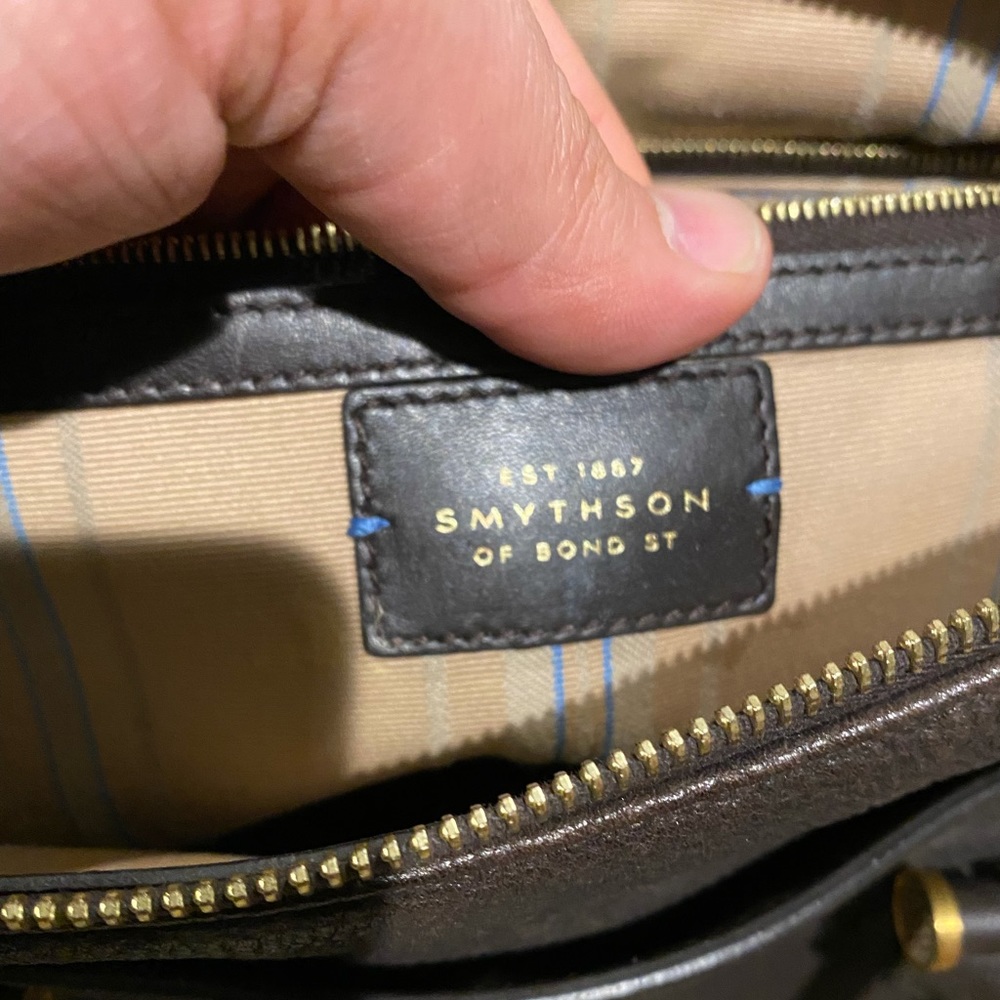 Smythson Tote Eliot Collection Hobo Bag - Picture 5 of 16
